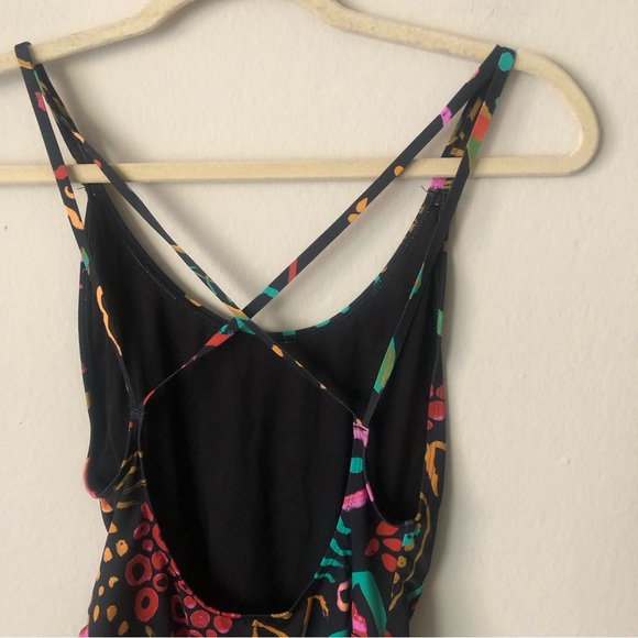 Urban Outfitters Out From Under Printed Strappy Scoop Back One-Piece Swimsuit S - Picture 7 of 11